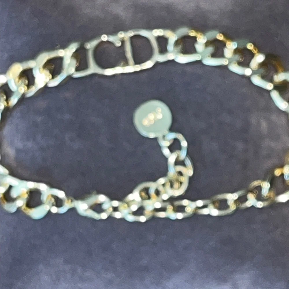 Authentic Christian Dior Gold Chain Bracelet!!! - Picture 13 of 14